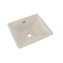 TOTO Legato Rectangular Undermount Bathroom Sink with CeFiONtect, Sedona Beige LT624G