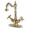 Kingston Brass KS1432BEX 4 in. Centerset Bath Faucet Brass