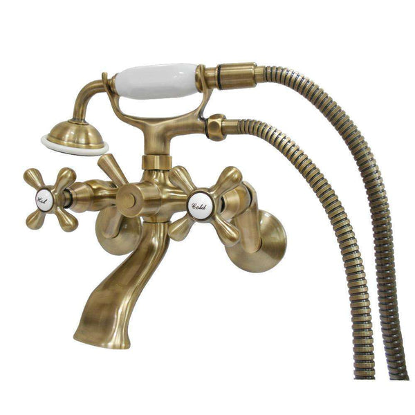 Kingston Brass KS266AB Vintage 6" Adjustable Wall Mount