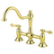 Kingston KS3782AL Restoration Kitchen Bridge Faucet