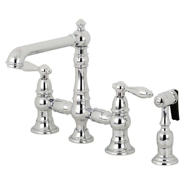 Kingston Brass KS7271ALBS Kitchen Faucet with Side Sprayer