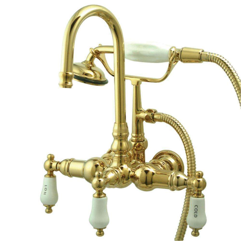 Kingston Brass CC9T2 Vintage 3-3/8" Wall Tub Filler