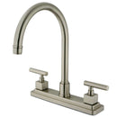 Kingston Brass KS8798CQLLS Centerset Kitchen Faucet