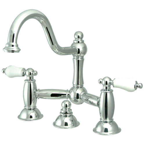 Kingston Brass KS3911PL Restoration Bath Bridge Faucet