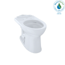TOTO Drake II Universal Height Elongated Toilet Bowl with CEFICIONTECT, Cotton White C454CUFG