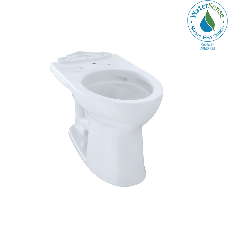 TOTO Drake II Universal Height Elongated Toilet Bowl with CEFICIONTECT, Cotton White C454CUFG