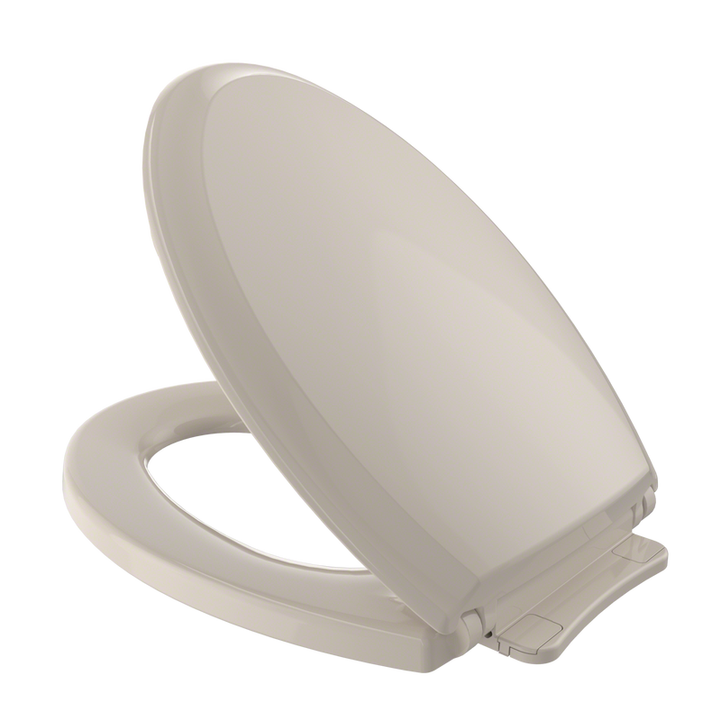 TOTO Guinevere SoftClose Non Slamming, Slow Close Elongated Toilet Seat and Lid, Bone SS224