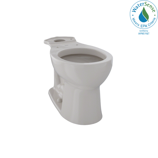 TOTO Entrada Universal Height Round Toilet Bowl, Sedona Beige C243EF#12