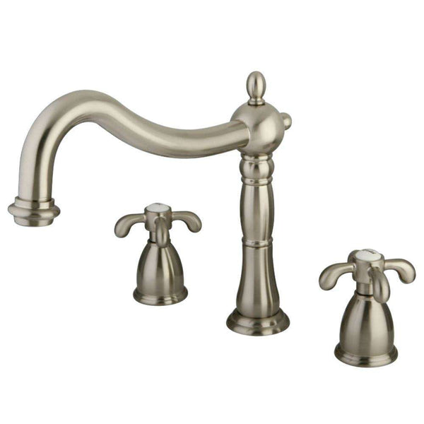 Kingston Brass KS1348TX French Country Roman Tub Filler,SN