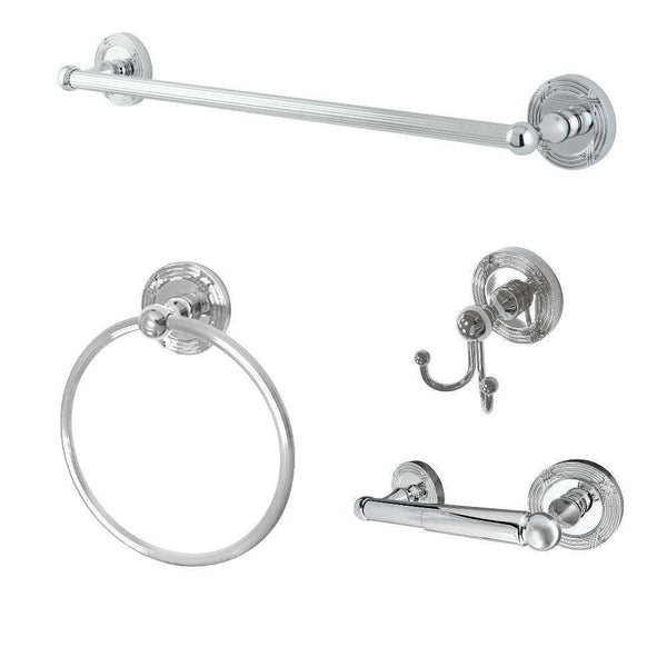 Kingston Brass BAK9312478C 4-Piece Bathroom