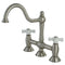 Kingston Brass KS3788PX Restoration Kitchen Bridge Faucet