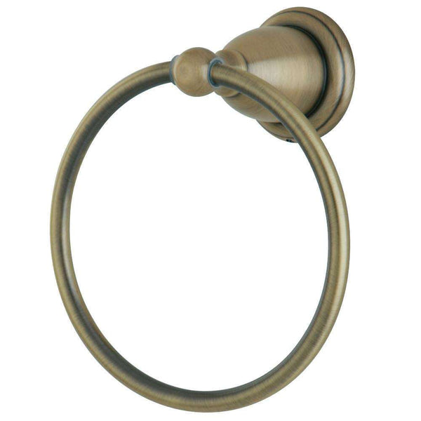 Kingston Brass BA1754AB Towel Ring, Antique Brass