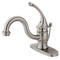 Kingston Brass KB3408GL Sg-Hnd 4 in. Centerset Bath Faucet