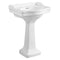 Kingston Brass VPB3248 Porcelain Pedestal Sink, White