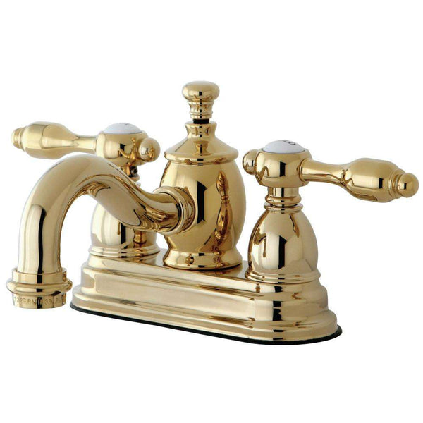 Kingston Brass KS7102TAL 4 in. Centerset Bath Faucet Brass