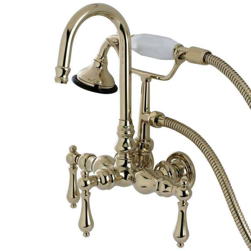 Kingston Brass AE7T2 Aqua Vintage Wall Mount Clawfoot