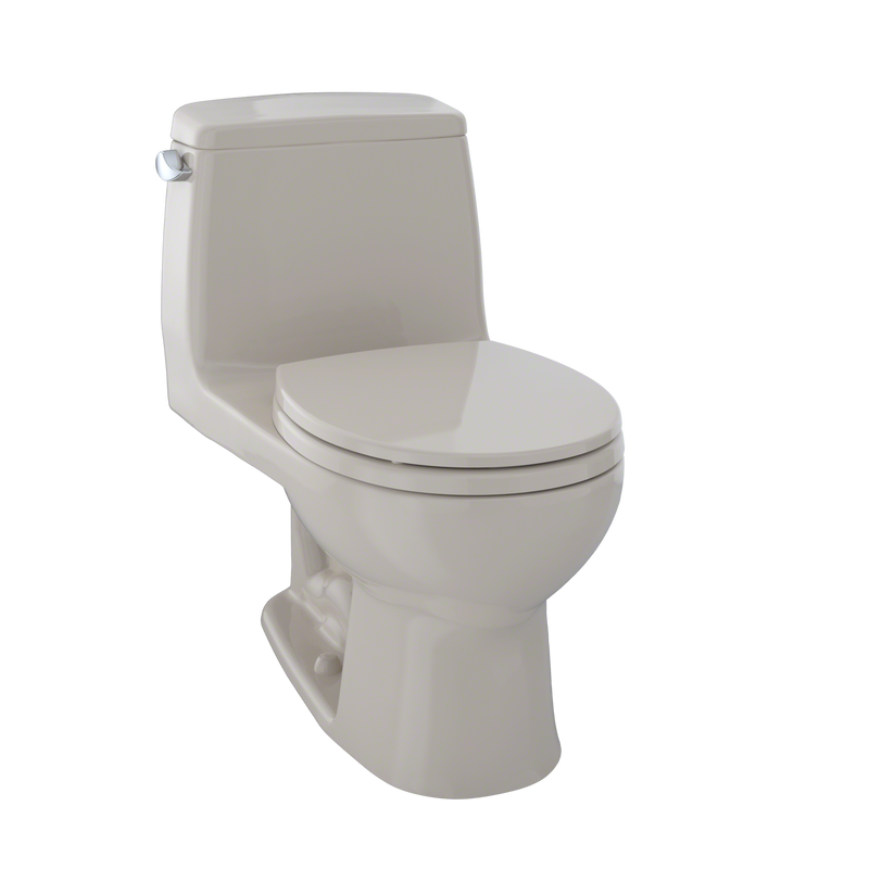 TOTO UltraMax One-Piece Round Bowl 1.6 GPF Toilet, Bone MS853113S