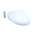 TOTO WASHLET S500e Electronic Bidet Toilet Seat with EWATER and Classic Lid, Elongated, Cotton White SW3044