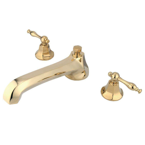 Kingston Brass KS4302NL Roman Tub Filler, Polished Brass