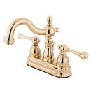 Kingston Brass KB1602BL 4 in. Centerset Bath Faucet Brass