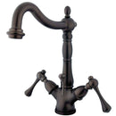 Kingston Brass KS1435BL 4 in. Centerset Bath Faucet Bronze