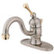 Kingston Brass KB3409BL Vic 4" Centerset Sg Hnd Bath Faucet/