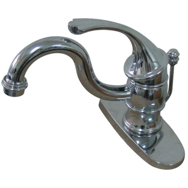 Kingston Brass KB3401GL Sg-Hnd 4 in. Centerset Bath Faucet