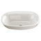 TOTO Maris Oval Semi-Recessed Vessel Bathroom Sink with CeFiONtect, Colonial White LT480G#11