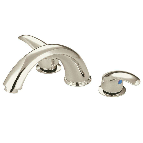 Kingston Brass KS6368LL Roman Tub Filler, Brushed Nickel