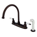 Kingston Brass KB725 Centerset Kitchen Faucet Bronze