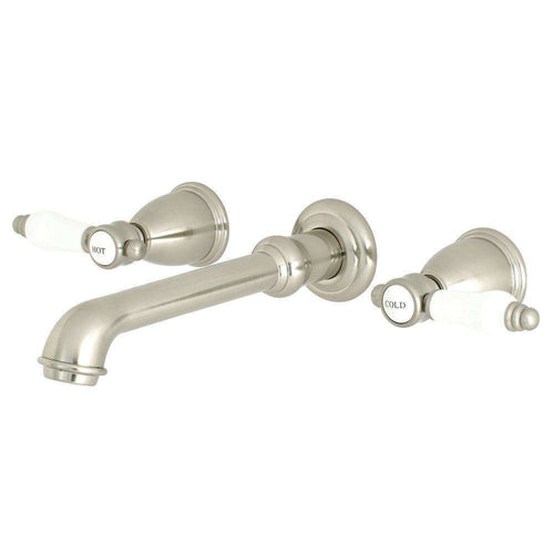 Kingston KS7128BPL BelAir Two-Hnd Wall Mount Bath Faucet