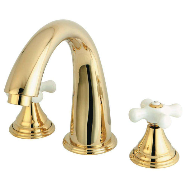 Kingston Brass KS5362PX Roman Tub Filler, Polished Brass