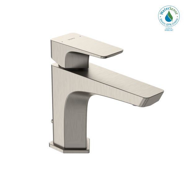 TOTO GE 1.2 GPM Single Handle Bathroom Sink Faucet with COMFORT GLIDE Technology, Brushed Nickel TLG07301U#BN