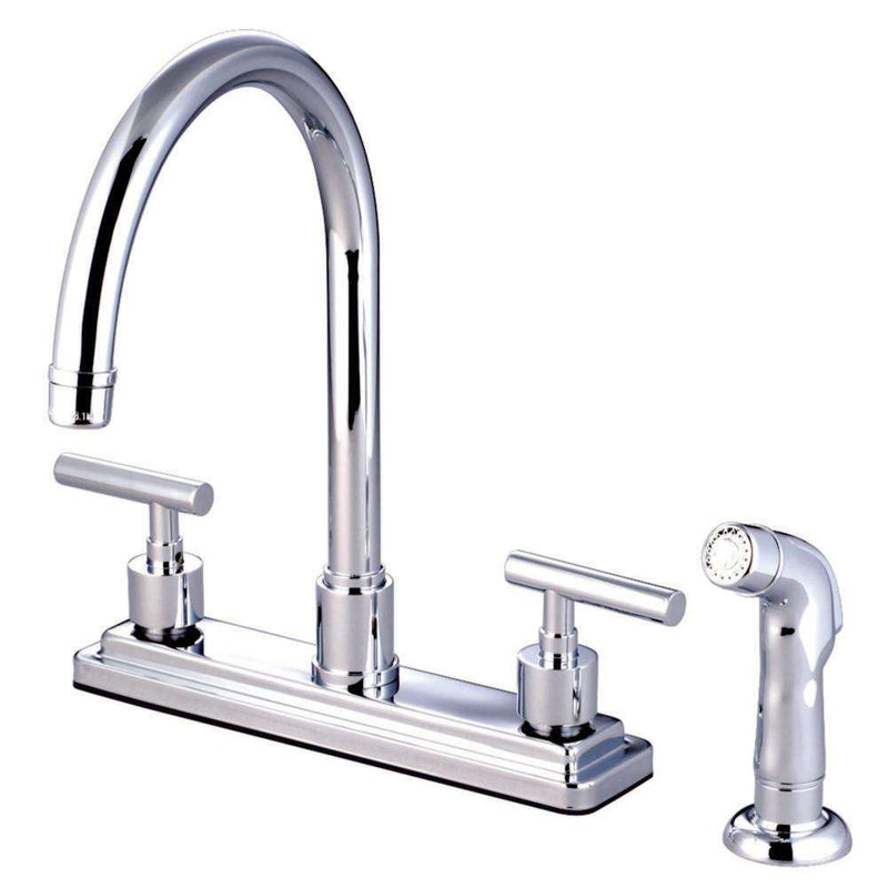 Kingston Brass KS8791CML Centerset Kitchen Faucet