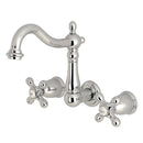 Kingston KS1251AX 8-Inch Center Wall Mount Bath Faucet