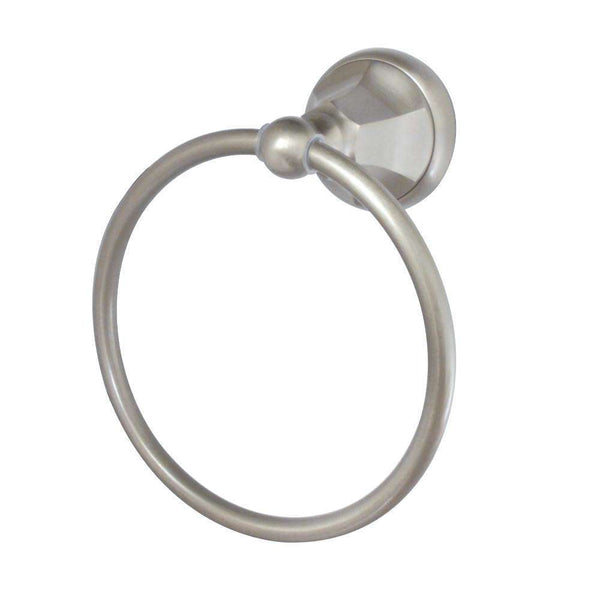 Kingston Brass BA4814SN 6-Inch Towel Ring, Brushed Nickel