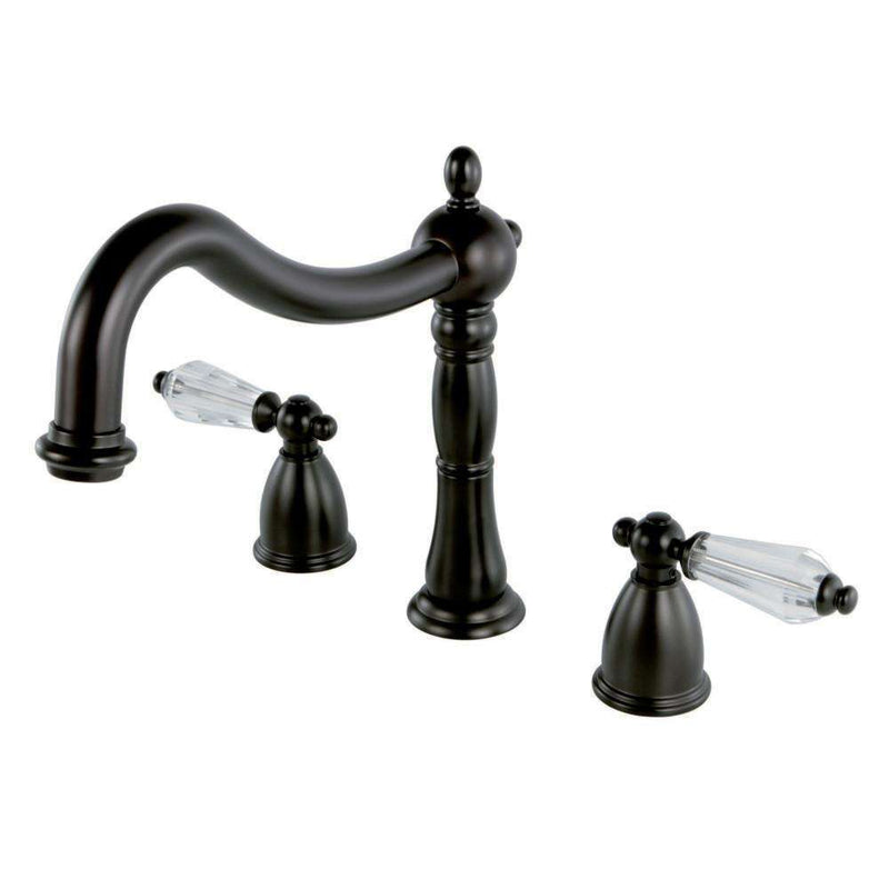 Kingston Brass KS1345WLL Roman Tub Filler with Cross