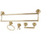 Kingston Brass BAK3963478PB 4P Bath Hardware, Polished Brass