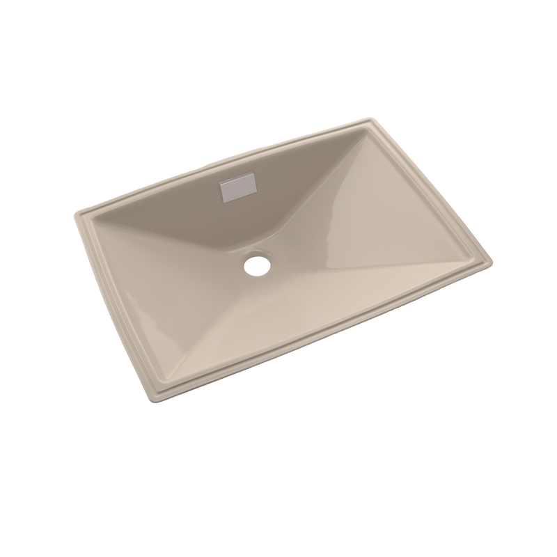 TOTO Lloyd Rectangular Undermount Bathroom Sink, Bone LT931