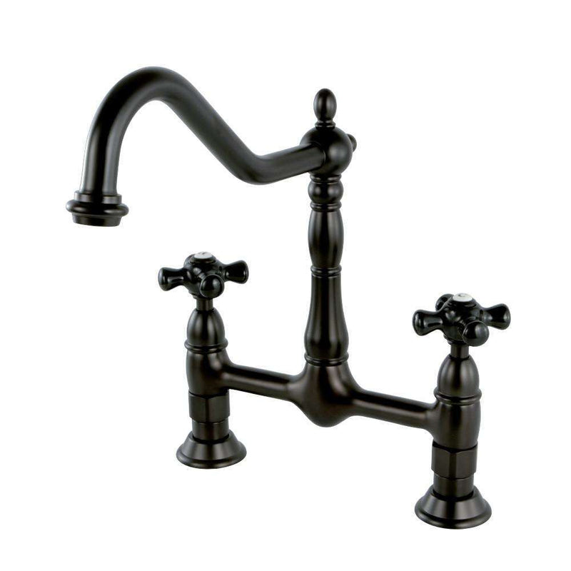 Kingston KS1175PKX Duchess 8 in. Bridge Kitchen Faucet