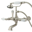 Kingston Brass CC543T8 Vintage 7" Wall Mount Tub Filler