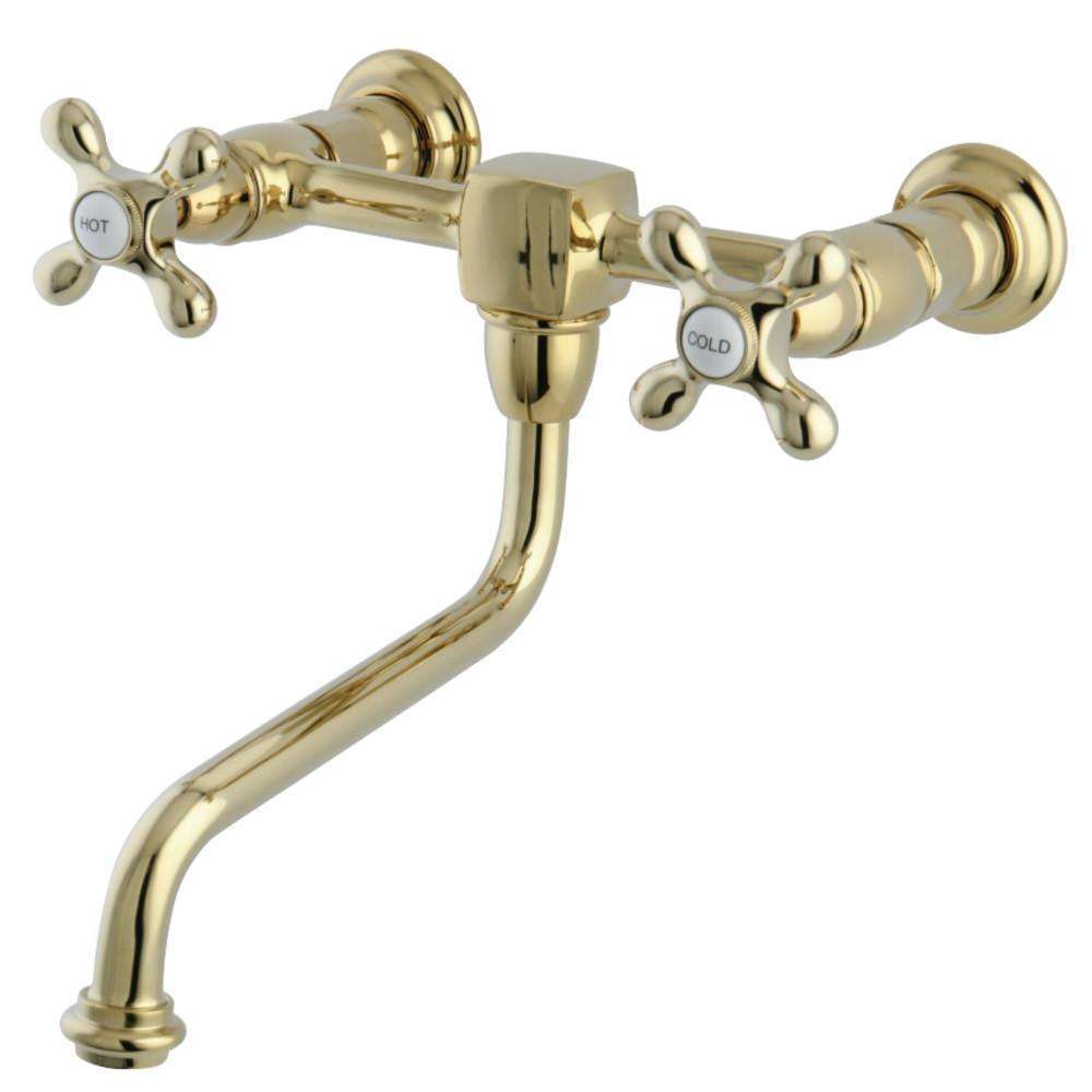 Kingston Brass KS1212AX Wall Mount Bath Faucet Brass