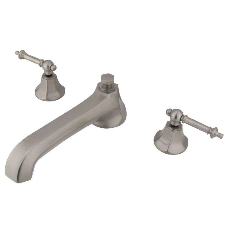 Kingston Brass KS4308TL Roman Tub Filler, Brushed Nickel