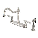 Kingston Brass KB1758TALBS Centerset Kitchen Faucet