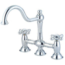 Kingston Brass KS3781AX Restoration Kitchen Bridge Faucet