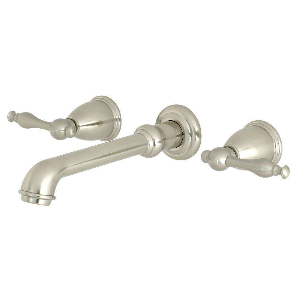 Kingston KS7128NL Naples Two-Hnd Wall Mount Bath Faucet