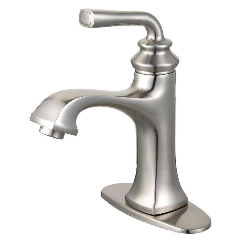 Kingston LS4428RXL Sg-Hnd Bath Faucet W/ Push-Up Drain &