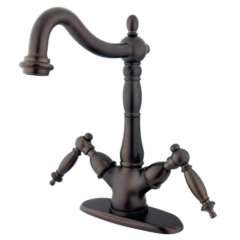 Kingston Brass KS1495TL Vessel Sink Faucet Bronze