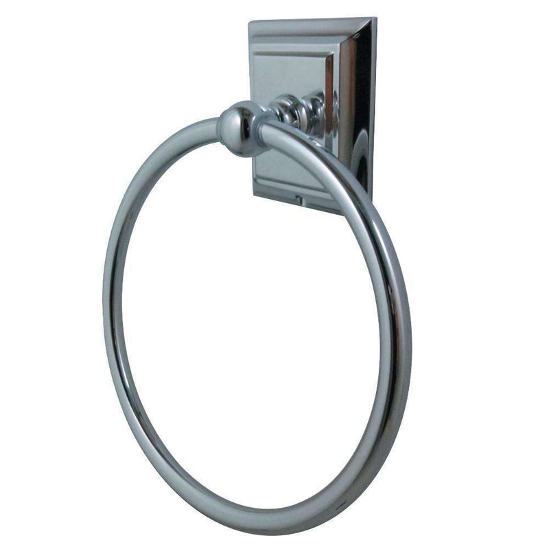 Kingston Brass BA6014C Towel Ring, Polished Chrome