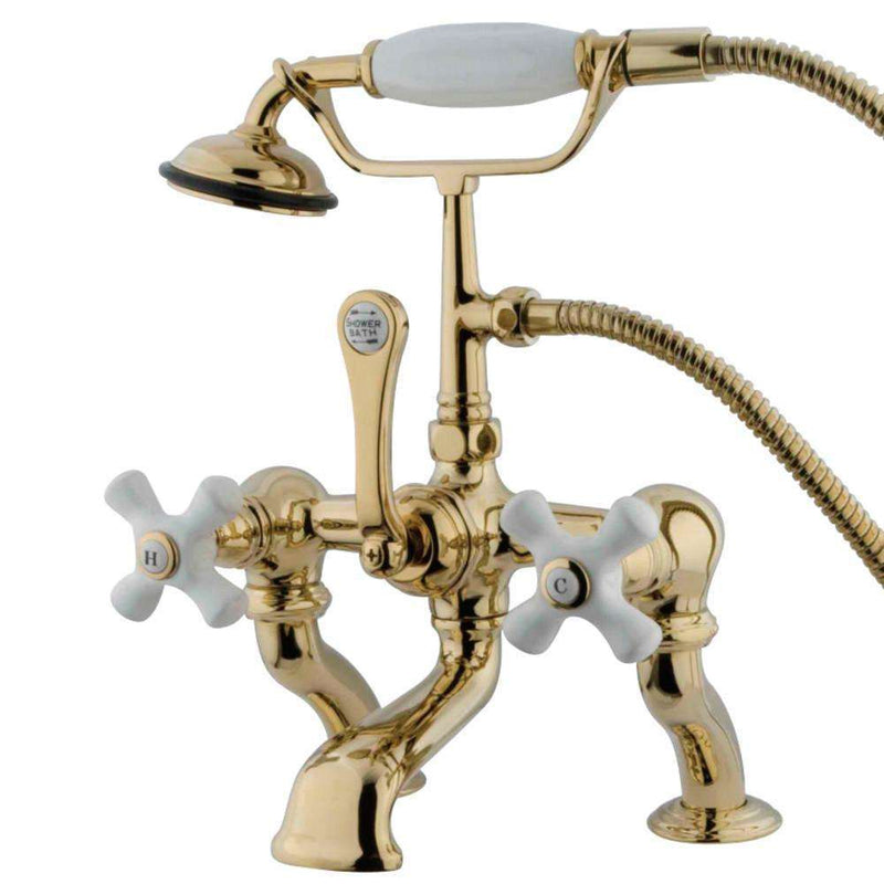 Kingston Brass CC417T2 Vintage 7" Deck Mount Tub Filler